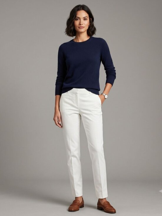 Banana Republic Pants - Banana Republic Size 12 Sloan Fit Womens White Dress Pants